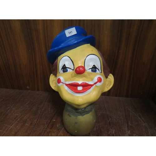 341 - A vintage circus clown