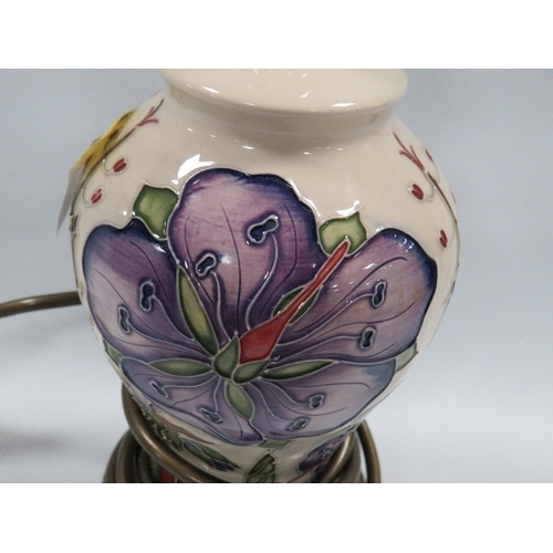 351 - A small Moorcroft lamp