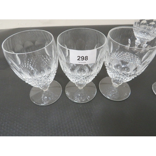 298 - Twenty one waterford crystal glasses