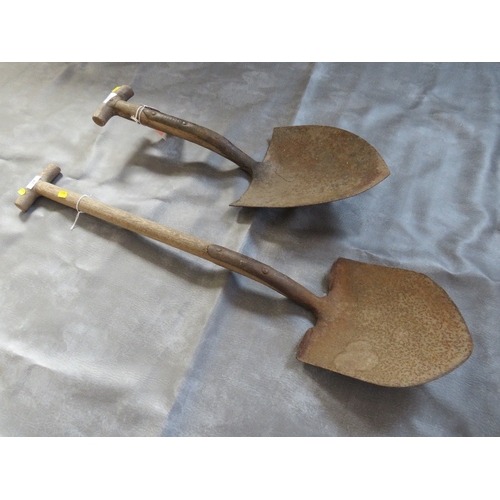 24 - TWO BRITISH MILITARY SHOVELS, dated 1952 and 1981 (2)