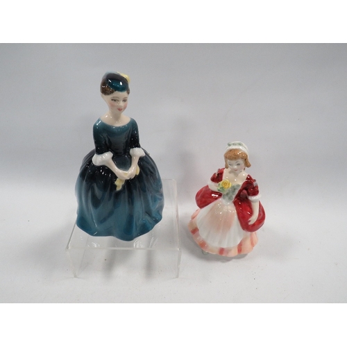 356 - A small Royal Doulton figurine Cherrie - together with Valerie badly damaged