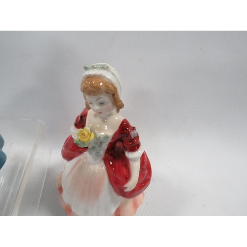 356 - A small Royal Doulton figurine Cherrie - together with Valerie badly damaged