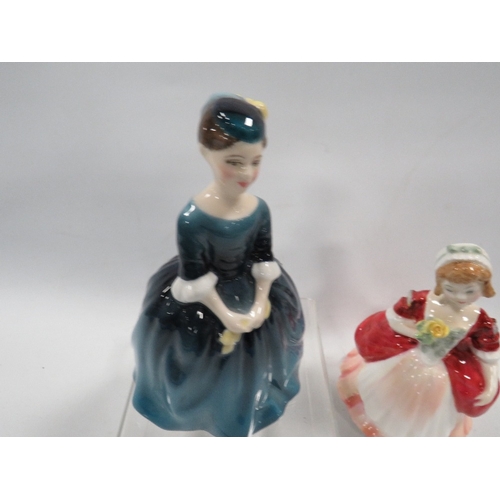 356 - A small Royal Doulton figurine Cherrie - together with Valerie badly damaged