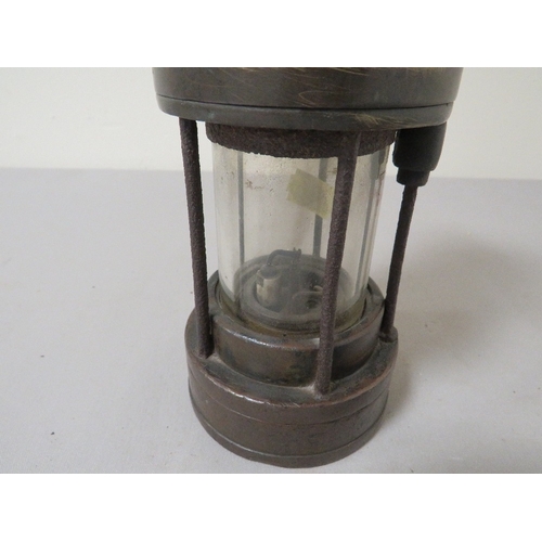 284 - A vintage miners lamp