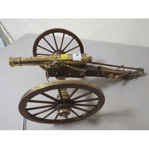 304 - A brass cannon