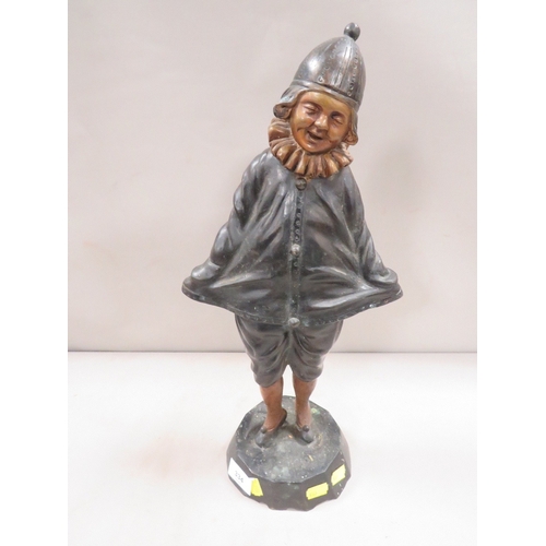 334 - A cast metal figure of a Dutch girl