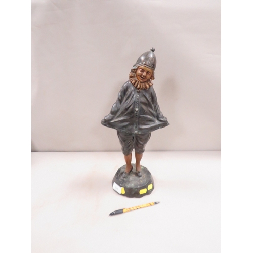 334 - A cast metal figure of a Dutch girl