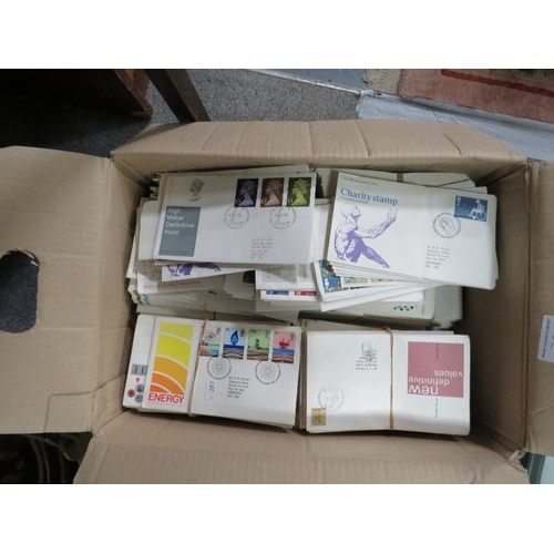 352 - Large box of first day covers mainly 1970's