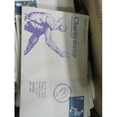 352 - Large box of first day covers mainly 1970's