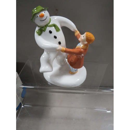 371 - A boxed Coalport Snowman figure 'Dancing at the Party'