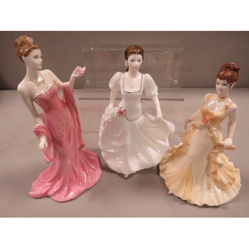 387 - Three Coalport Figurines to include Mystic