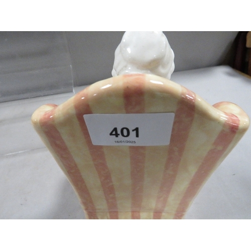 401 - A Royal Doulton figurine Forty Winks together with Eventide - marked as a second