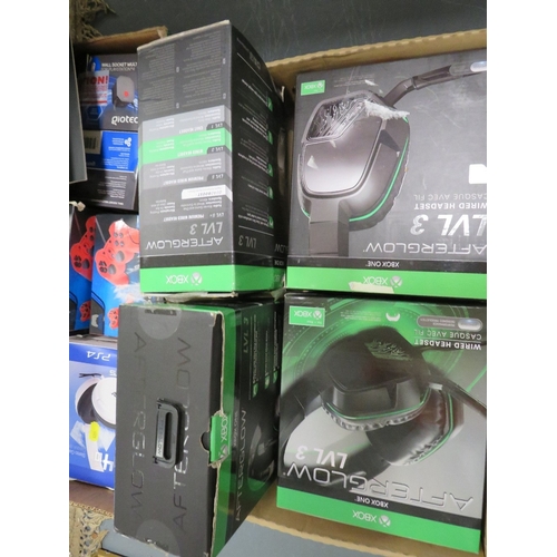 162 - Four boxes of mixed headphones