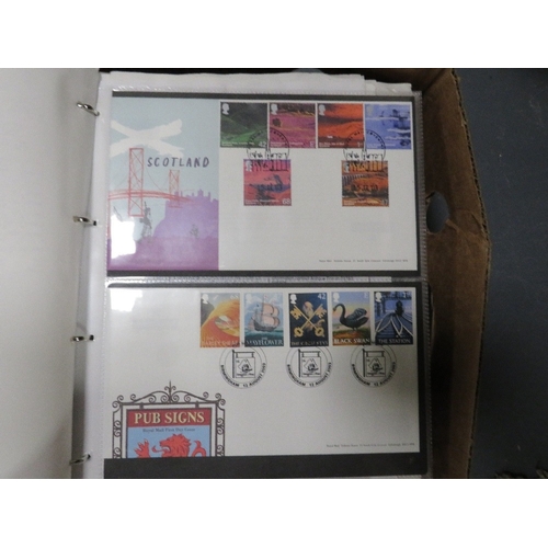 110 - Ten albums of first day covers, postcards and presentation packs