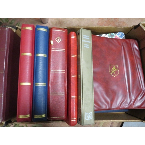 137 - Twelve stamp albums/stock books containing world/commonwealth/British stamps to include Canadian, Am... 