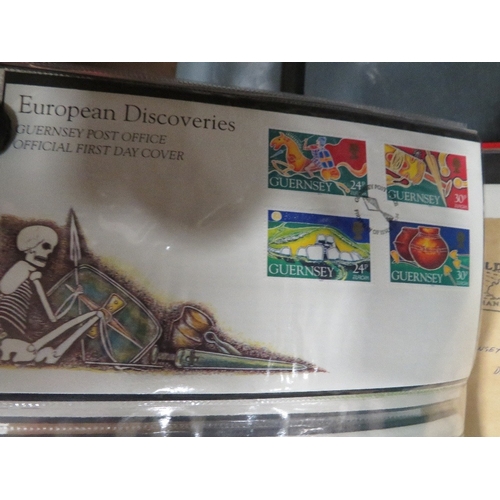 150 - Five albums of first day covers and post cards from 1970's, 1980's, 1990's etc