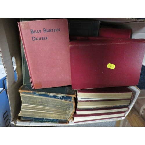 162 - A tray of antique and vintage books