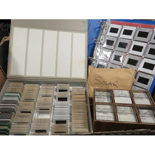 165 - Two boxes of NASA astronomical slides etc