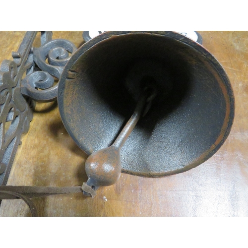 71 - **A cast metal Welcome bell**