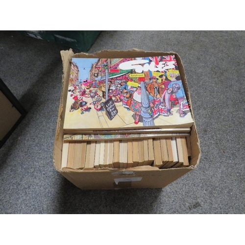 221 - A box of vintage Giles Annuals