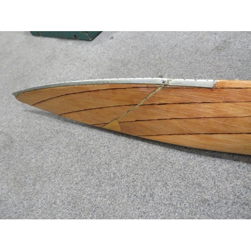 247 - A wooden airplane propeller A/F