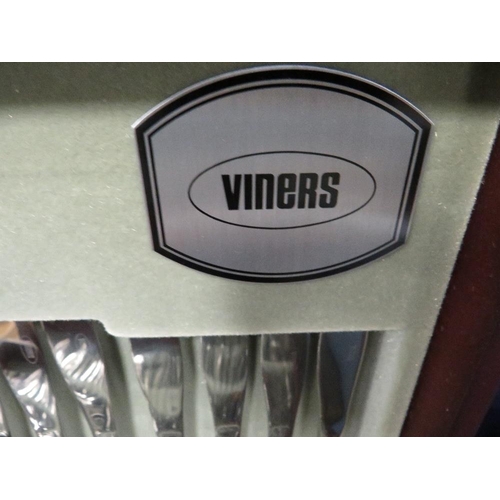 259 - A cased canteen of Viners cutlery