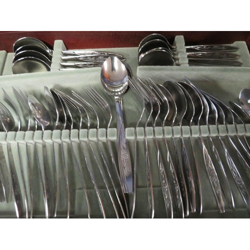 259 - A cased canteen of Viners cutlery