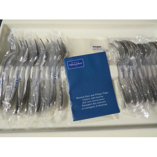 262 - A boxed canteen of Villeroy & Boch cutlery in individual sleeves (unchecked)