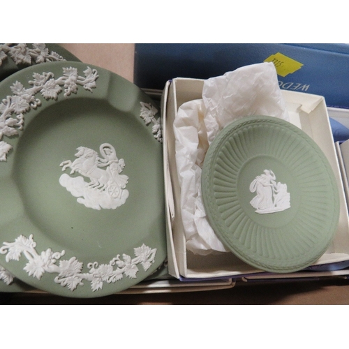 311 - A selection of assorted boxed Wedgwood to include a miniature cameo tea-for-one tea set