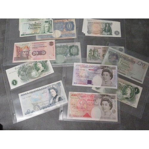 A COLLECTION OF BANK OF ENGLAND AND REGIONAL BANK NOTES, to include BOE ...