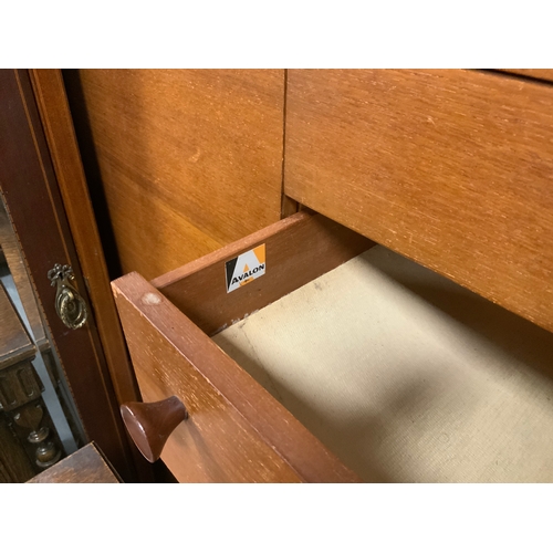 705 - A mid century ‘Avalon’ teak sideboard W 142 cm