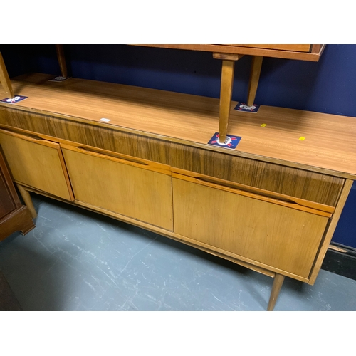 706 - A mid century teak style sideboard W 163 cm. A/F