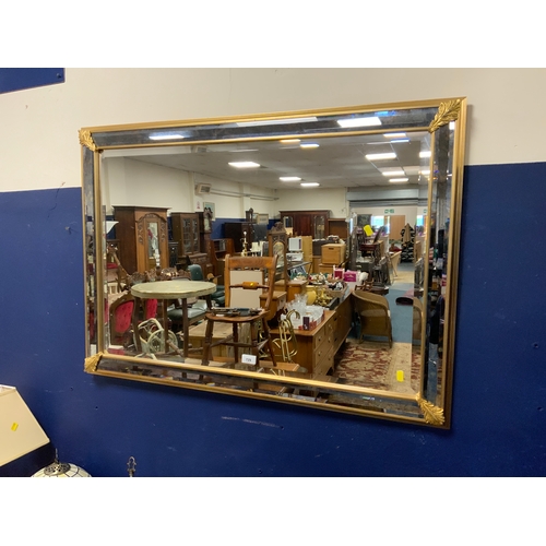 729 - Two modern gilt mirrors