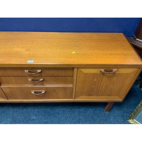 730 - A mid century teak G-Plan sideboard W 206 cm