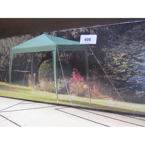 608 - A boxed pop up gazebo and a boxed cooker extraction hood (2)
