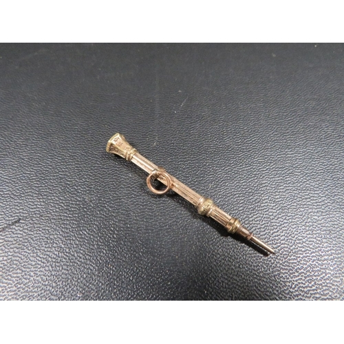 349 - A Victorian extending pencil