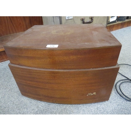179 - A vintage Pye 'Blackbox' record player