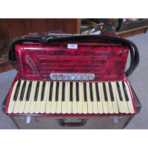 180 - An Italian Pancordion in a vintage case