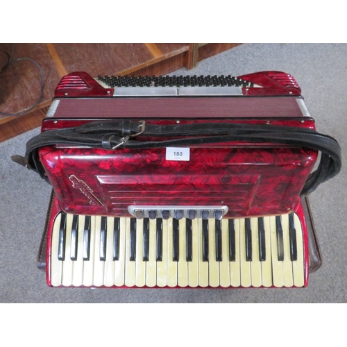 180 - An Italian Pancordion in a vintage case