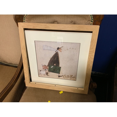 49 - A collection of ten assorted numerous cartoon prints to include a limited edition Sam Toft print. (1... 