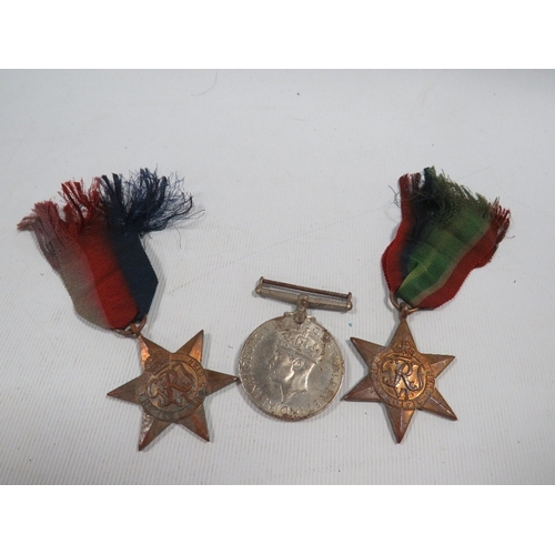 429 - Three WW2 medals inc Pacific Star