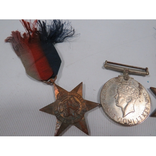 429 - Three WW2 medals inc Pacific Star