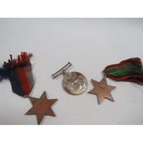 429 - Three WW2 medals inc Pacific Star