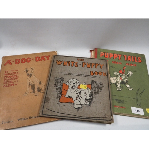 439 - Three antique Cecil Aldin books consisting of 