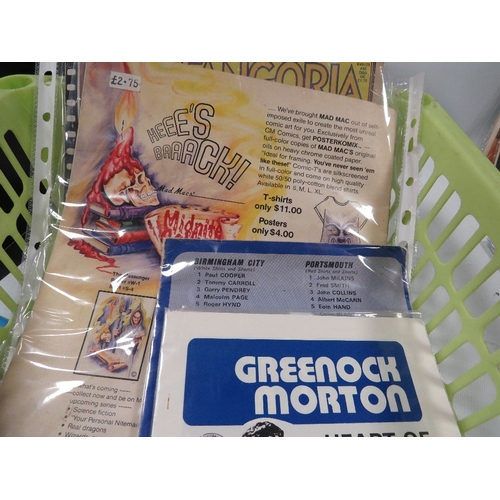 446 - A selection of ephemera to include football programmes, magazines etc