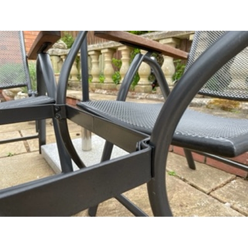 651 - A 'Jutlandia' folding garden chairs and table set