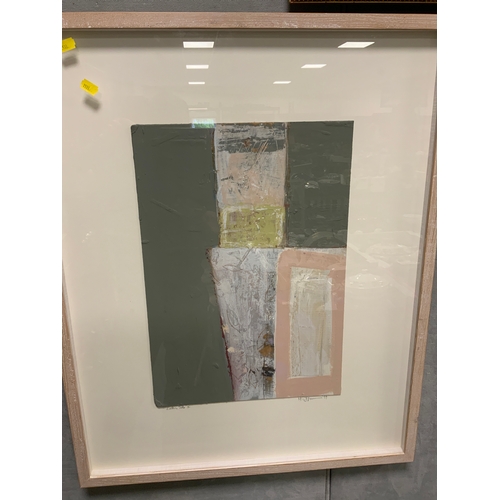 19 - M C James Eastern Wall II and Eastern Side II - two framed mixed media studies. (2)