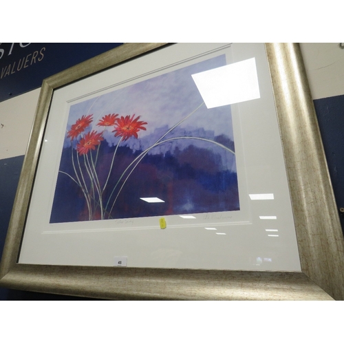 48 - A pair of signed limited edition prints by A K Whitmore, 'Sister Sway' and 'Walk Tall', gallery labe... 