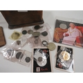 A box of assorted coinage to include Roman examples