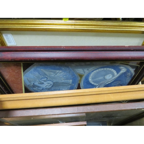 33 - A large collection of assorted pictures and prints in three boxes